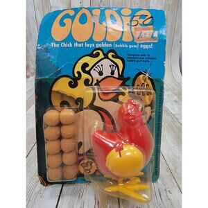 Vintage Superior Toys Goldie The Chick That Lays The Golden Eggs (Rough Shape)